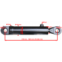 POLSKI SIŁOWNIK HYDRAULICZNY 100x56 SKOK 320 WAŁ UPRAWOWY SKRAW-MET